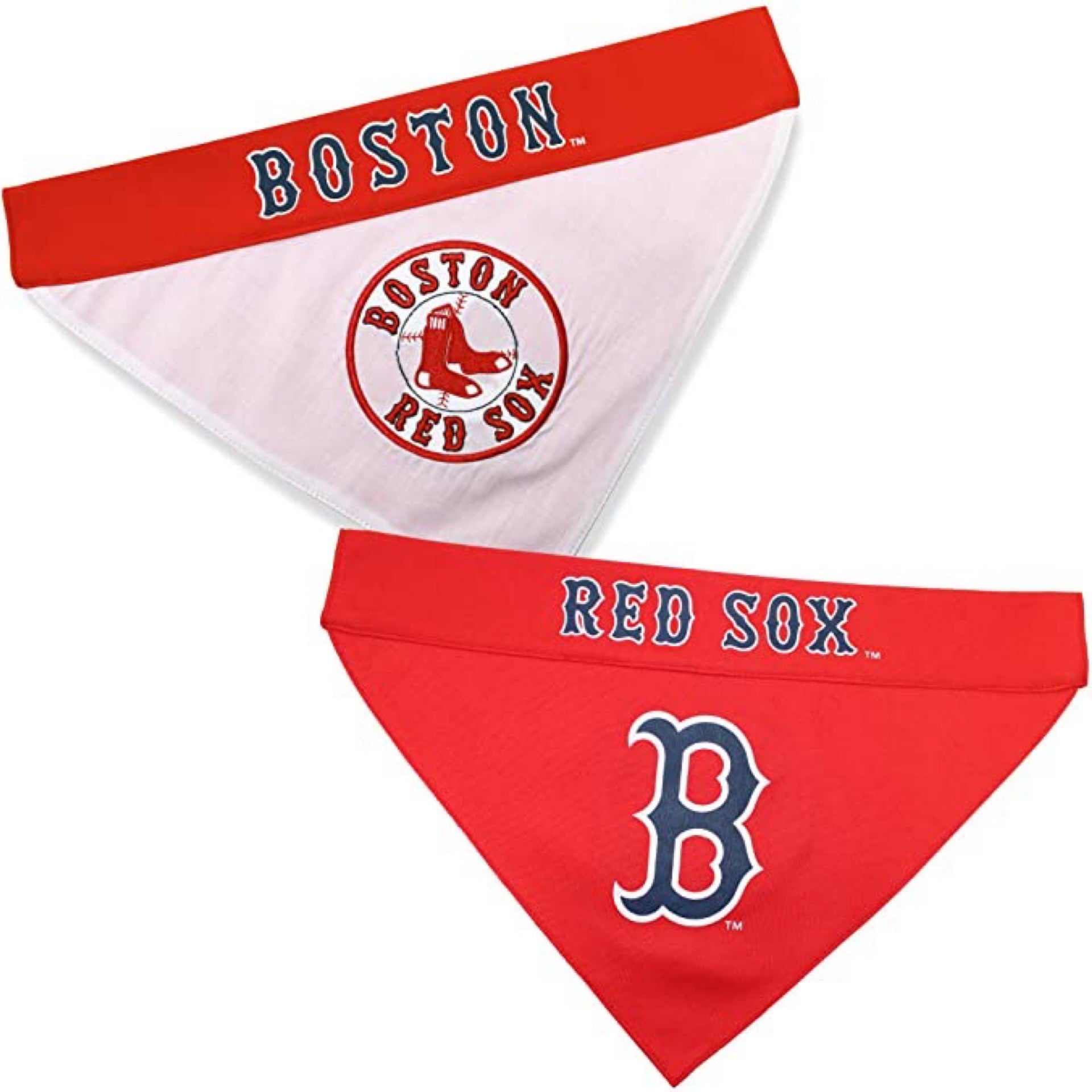  Boston RED SOX Reversible MLB Dog Collar, Large